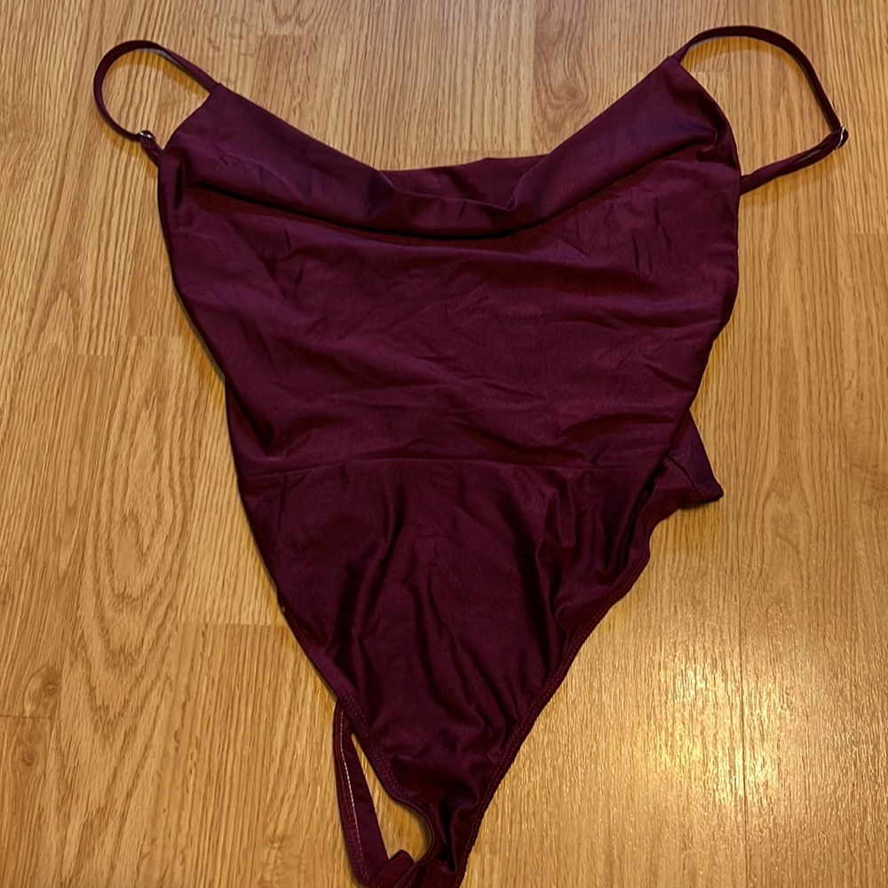 Sexy Maroon Bodysuit